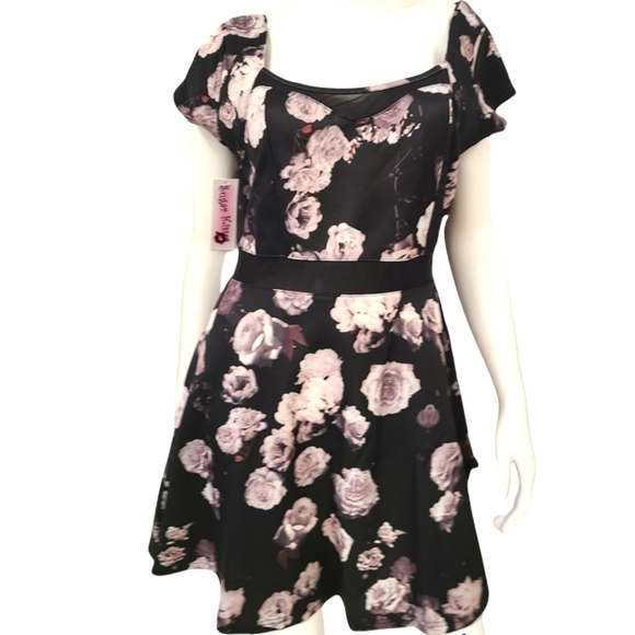 Sugar Kisses Black Plus Size Dress New with Tags - Picture 1 of 8